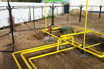 Газоснабжение линии производства на Волхонском шоссе